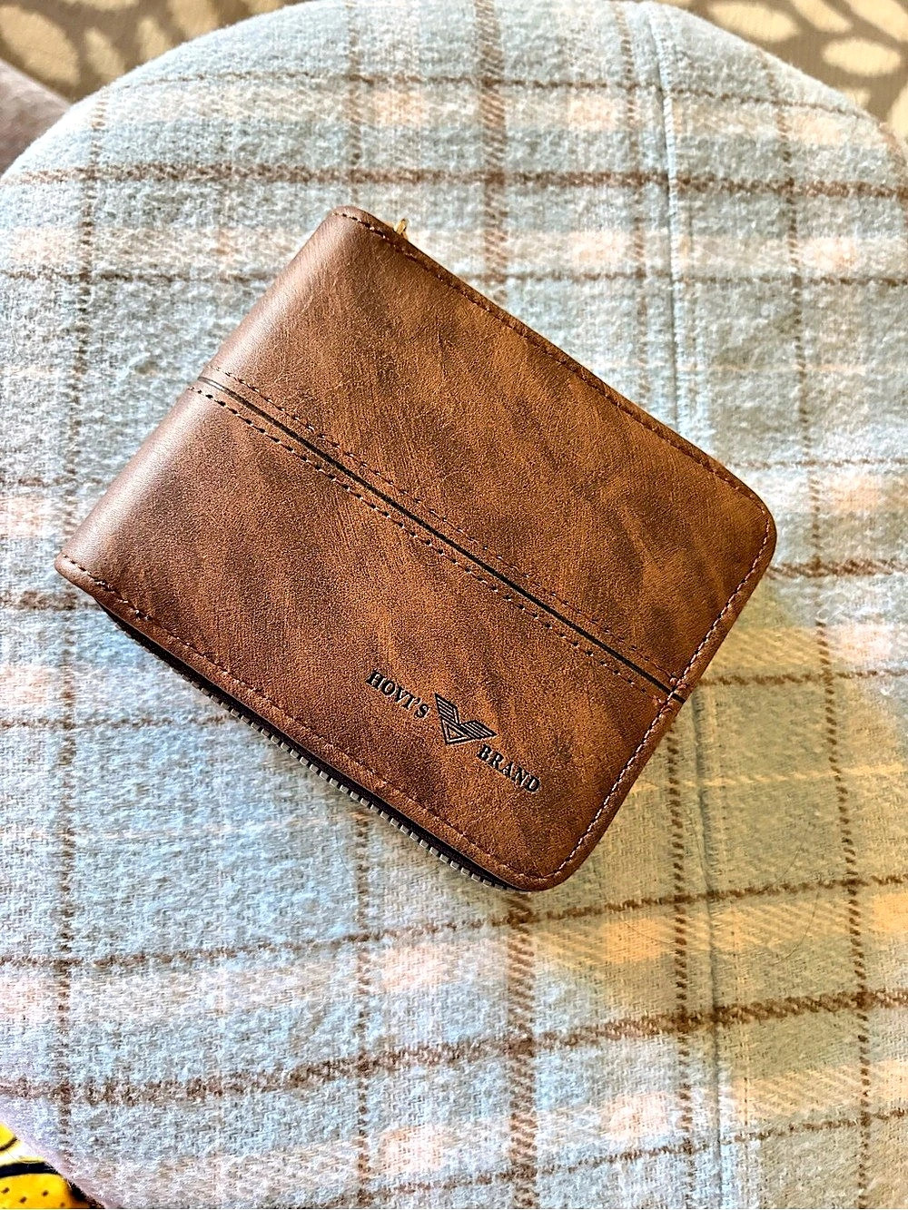 Beautiful Brown Zip-Around Wallet